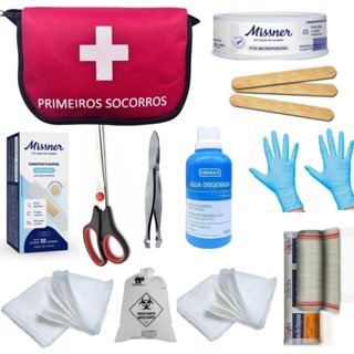 Kit Primeiros Socorros C/ Maleta Para Emergência Completo