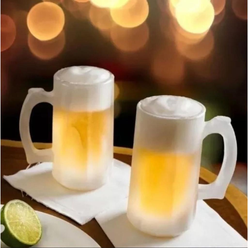 Kit Com 4 Canecas Choop Copo Cerveja -25°c Vai Ao Freezer | Shopee Brasil