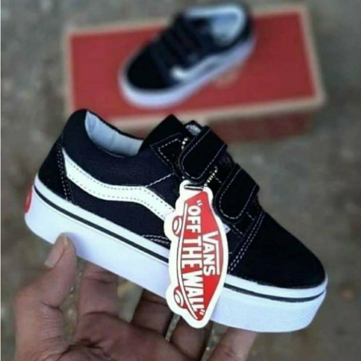 Tênis Infantil Velcro VANS sola flexível Melhor Qualidade Solado Antiderrapante LANÇAMENTO