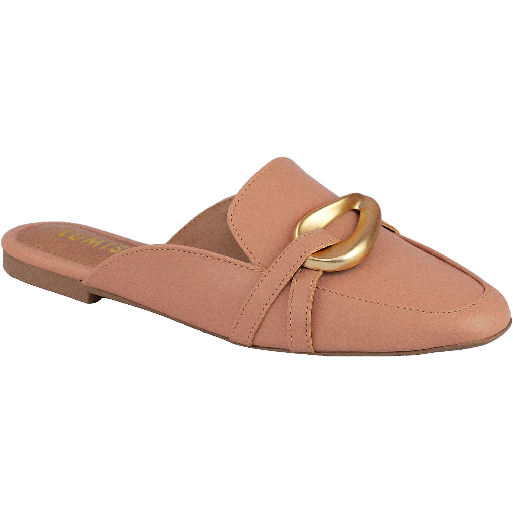 Sapatilha Feminino Mule Sapato Bico Fino Mocassim Rasteirinha