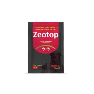 Zeotop Sachê 10g Suplemento Vitamínico Cães e Gatos Vansil em Oferta na Shopee