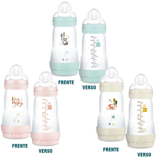 Mamadeira Mam Easy Start 260ml 2+ Meses Autoesterilizável Diversas Cores - Mam
