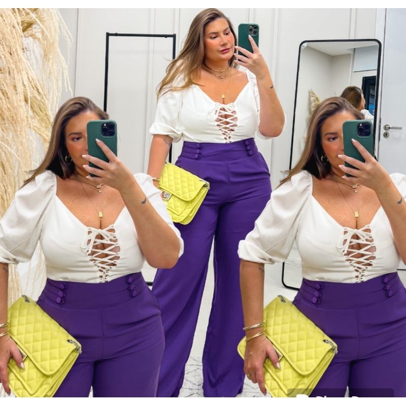 Calça comprida store feminina plus size