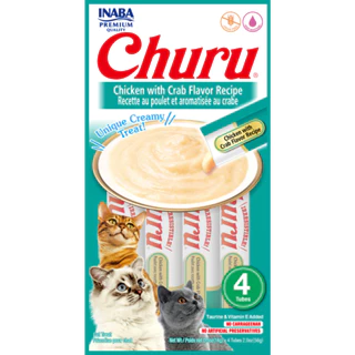 Petisco Purê Churu Galinha com Aroma de caranguejo