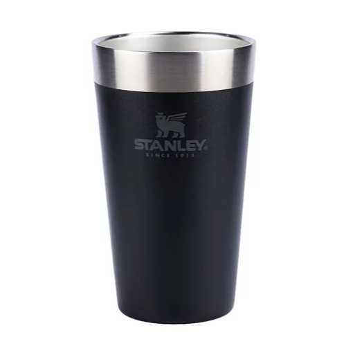 Copo Térmico Stanley S/ Tampa Matte Black 473ml