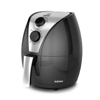 Fritadeira Air Fryer preta 3,5 litros Essencial - Itatiaia