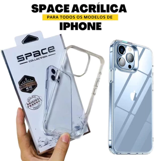 Capa Capinha Clear Case Space Para iPhone XR/11/12/12PROMAX/13/13PROMAX