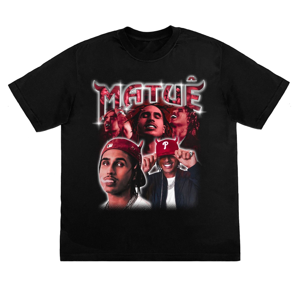 Camiseta Matuê Rapper 30 Hip Hop Vintage Bootleg 333 Lançamento