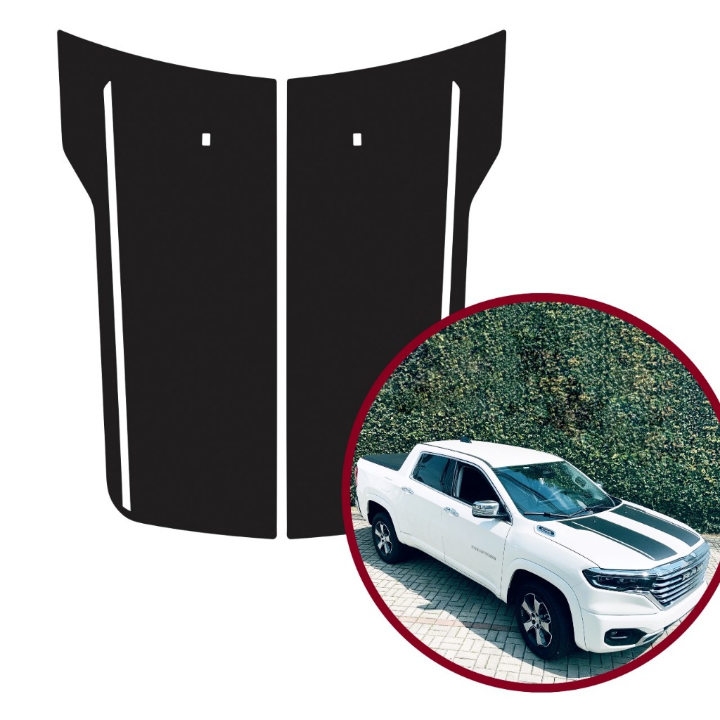 Kit Adesivo Faixa Capo Ram Rampage 2024 R/t Original Mopar | Shopee Brasil