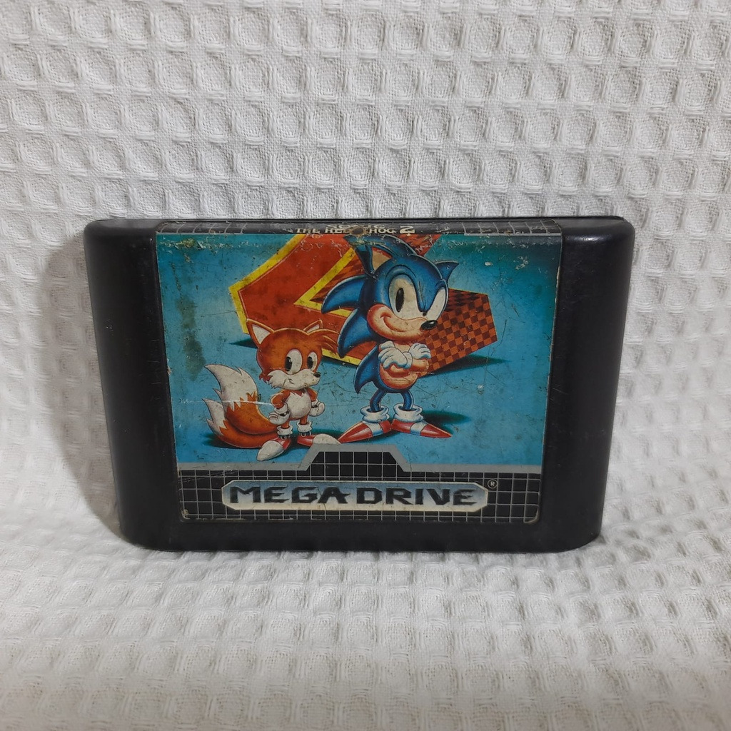 JOGO MEGA DRIVE SONIC 2 ORiginal | Shopee Brasil