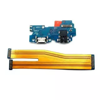 Kit Placa Conector de Carga com C.i Turbo + Flex Flat Sub Mãe Lcd Compativel com A22 4g (A225)
