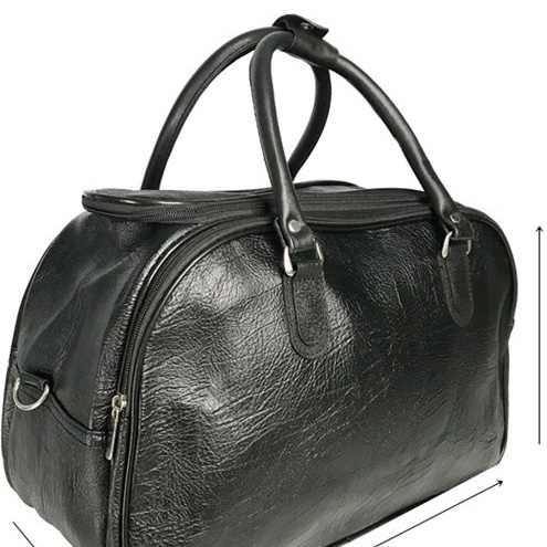 Mala Bolsa De Mão Extra Grande De Viagem Couro Ecológico