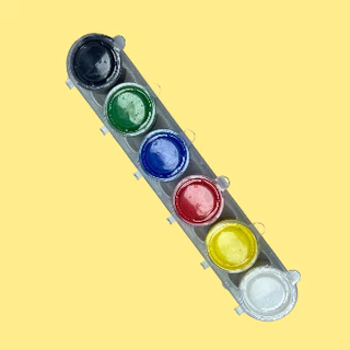 Tinta Guache Escolar Papelaria Leo&Leo 6 Cores Vibrantes Pote 15ml Pintura Pigmentada Multicolorido em Oferta na Shopee