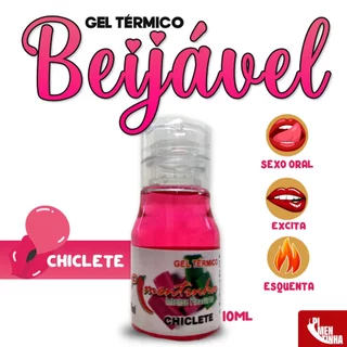 Gel Térmico Chiclete Beijável Comestível Lubrificante Intimo Sexo Oral 10ml SexShop em Oferta na Shopee