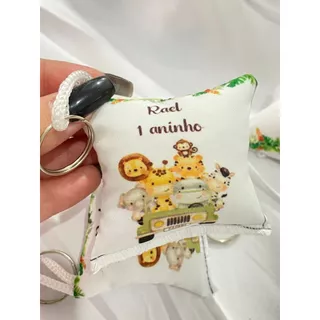 Kit 50 chaveiros almochaveiros arte frente e verso em Oferta na Shopee