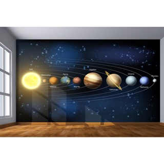 Papel de Parede Universo Azul - B Decor - Decoração para Casa e Quarto  Infantil