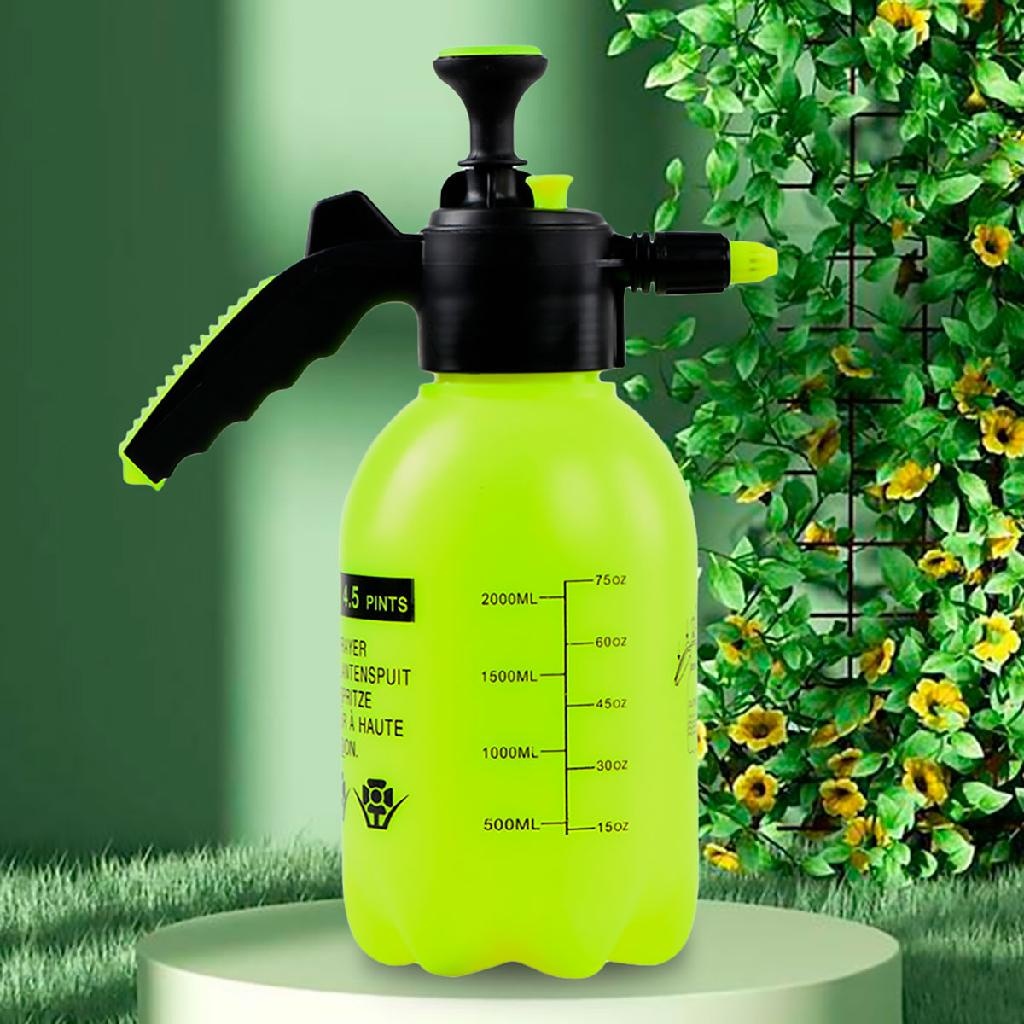Pulverizador Borrifador Spray Compressão Prévia 2 Litros com Válvula Jardim Plantas Carros