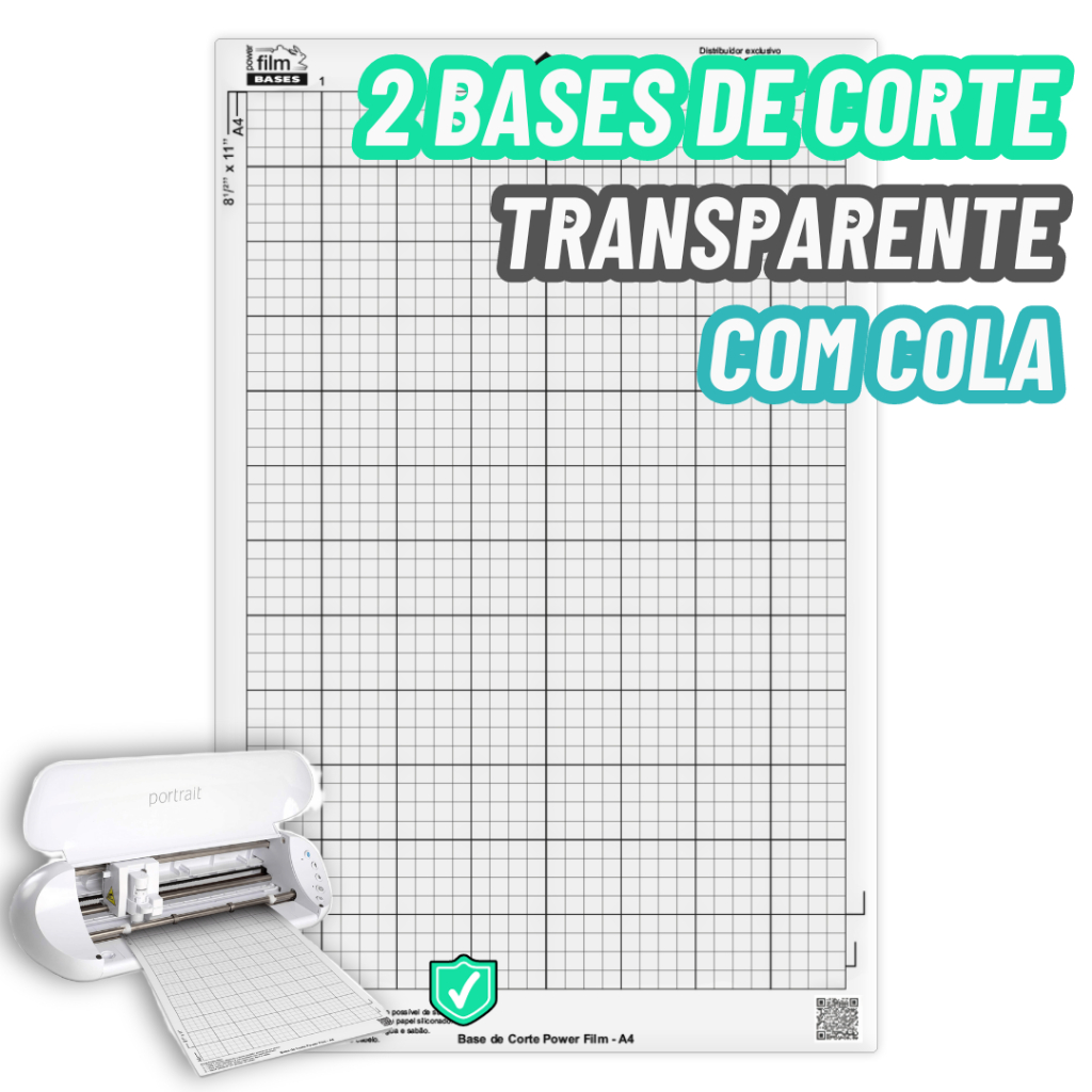 Kit 2 Bases de Corte Silhouette 20x30 Tekstolder - Base de Corte