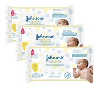 Johnson's Baby Toalhinhas Limpeza e Suavidade 44 unidades