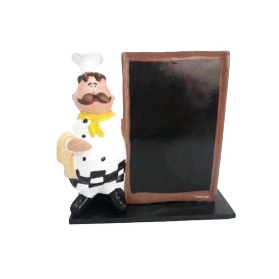 Cozinheiro Menu Decoração Enfeite Cozinha