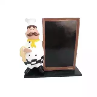 Cozinheiro Menu Decoração Enfeite Cozinha