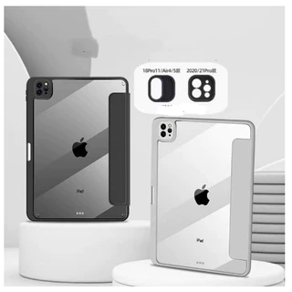 Capa Case Para Acrílico Magnética Com Suporte Caneta iPad Air 4/ Air 5 10.9 Geração/ Pro 11 Polegada 2018/2020/2021/2022 Suporte Caneta