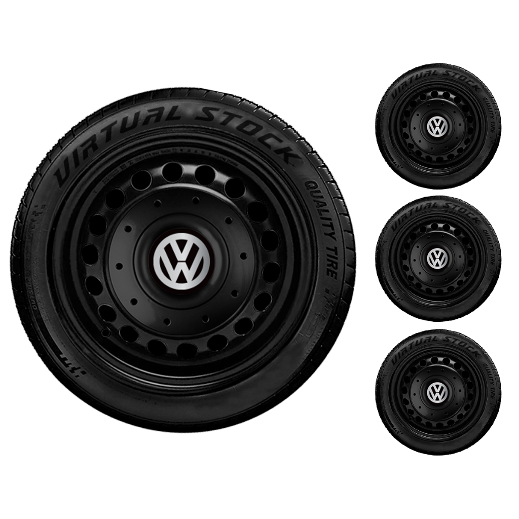 Jogo 4 Calotas Central Amarok Aro 14 15 Gol G3 G4 G5 G6