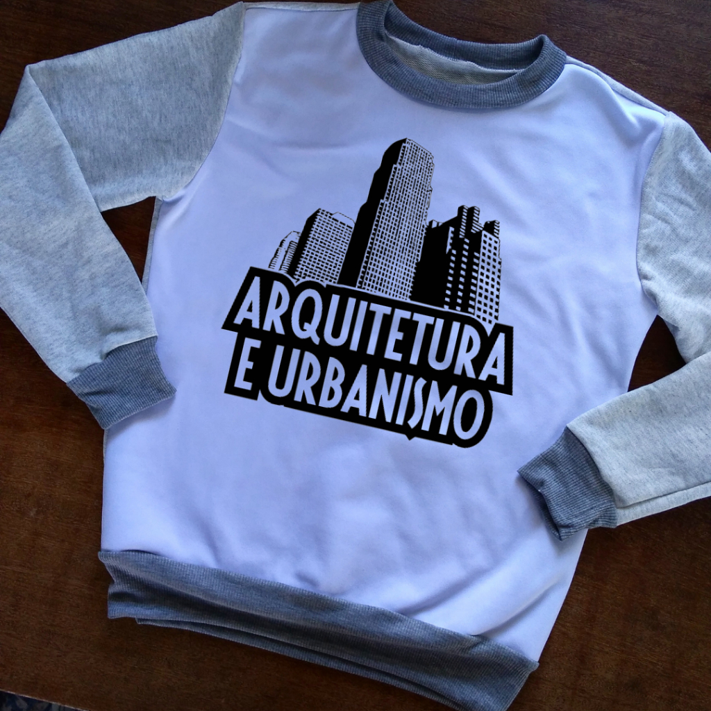 Moletom arquitetura e urbanismo hot sale feminino