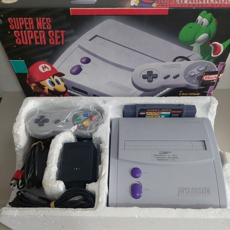 Super Nintendo Baby Completo na Caixa