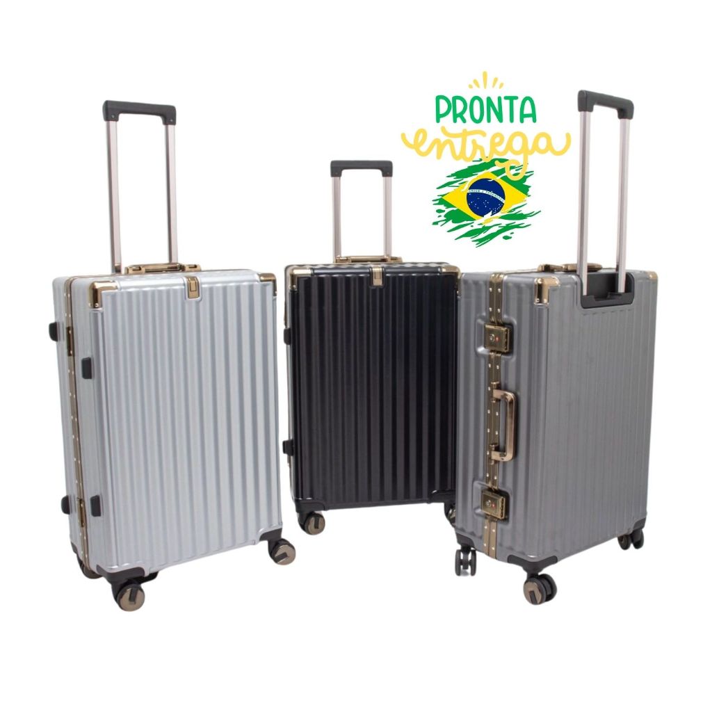 Mala Viagem Média Modelo RIMOWA Sem Ziper PRONTA ENTREGA