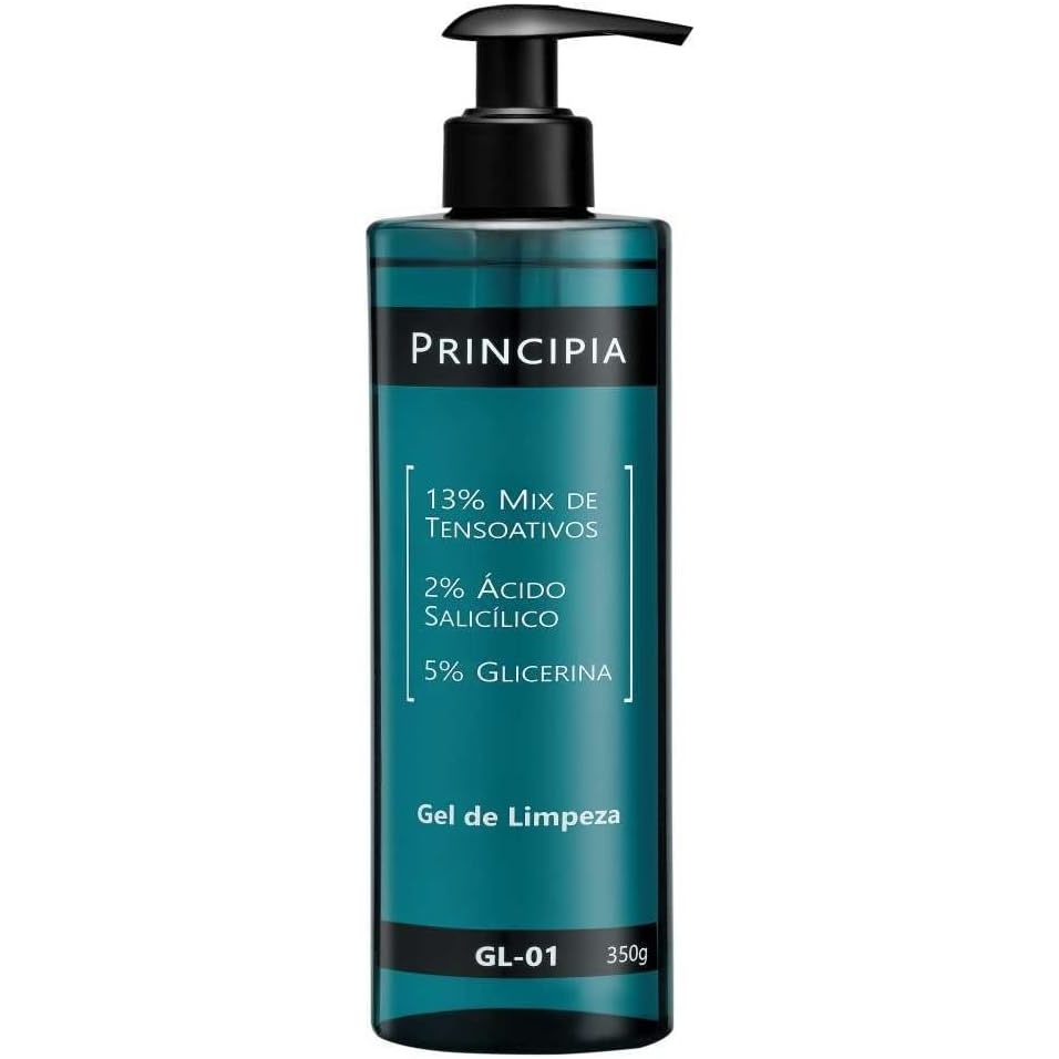 GEL DE LIMPEZA 13% TENSOATIVOS + 2% ÁCIDO SALICíLICO + 5% GLICERINA PRINCIPIA