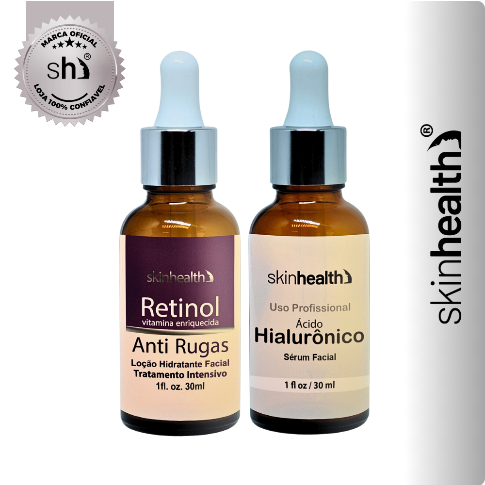 Retinol E Ácido Hialurônico Skincare Skinhealth 30ml