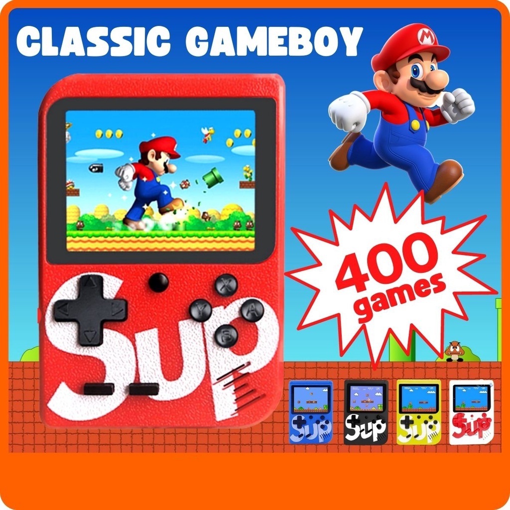 Mini Console Retrô 400 Jogos Colorido Mini Game Portátil | Shopee Brasil