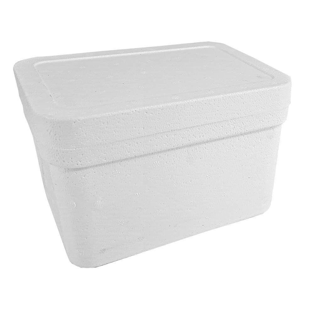 Caixa térmica de isopor 2 litro / Kg