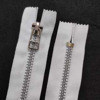 Zíper Metal Fixo Branco 15cm #5 Coats Corrente