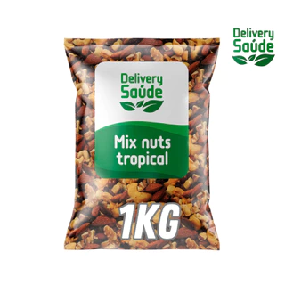 Mix Premium Saudável Castanha de Caju Castanha do Pará Amendoa Nozes Uva Passa Amendoim Gojiberry 1Kg