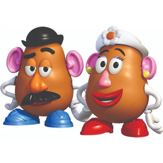 DISPLAY MDF Toy Story SENHOr e SENHORA CABEÇA DE BATATA 60CM