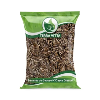 Semente de Girassol C/Casca Graudo 1Kg