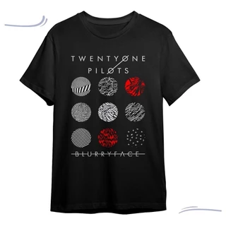 Camiseta Basica Blurryface Twenty One Pilots Banda Musica 100% Algodão
