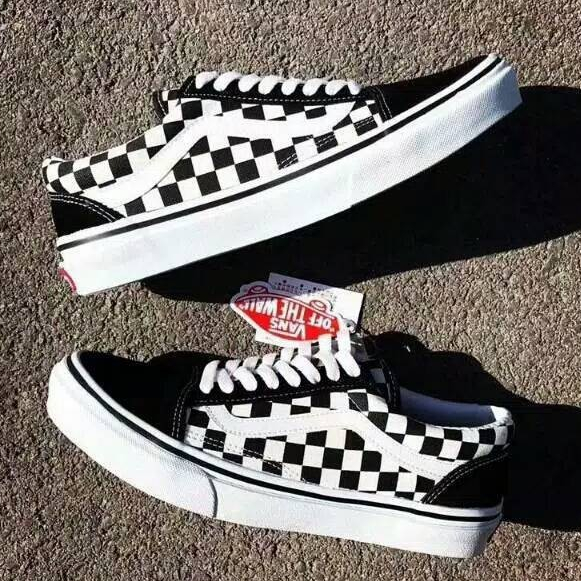 Vans old store skool xadrez feminino