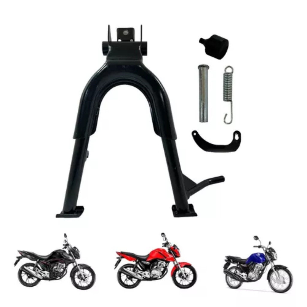 Kit Cavalete Central Tripé Completo Titan 160 Fan 160 Start