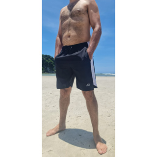 Short Táctel com elastano recorte bermuda homem academia Premium masculina na promoção preta M, G e GG
