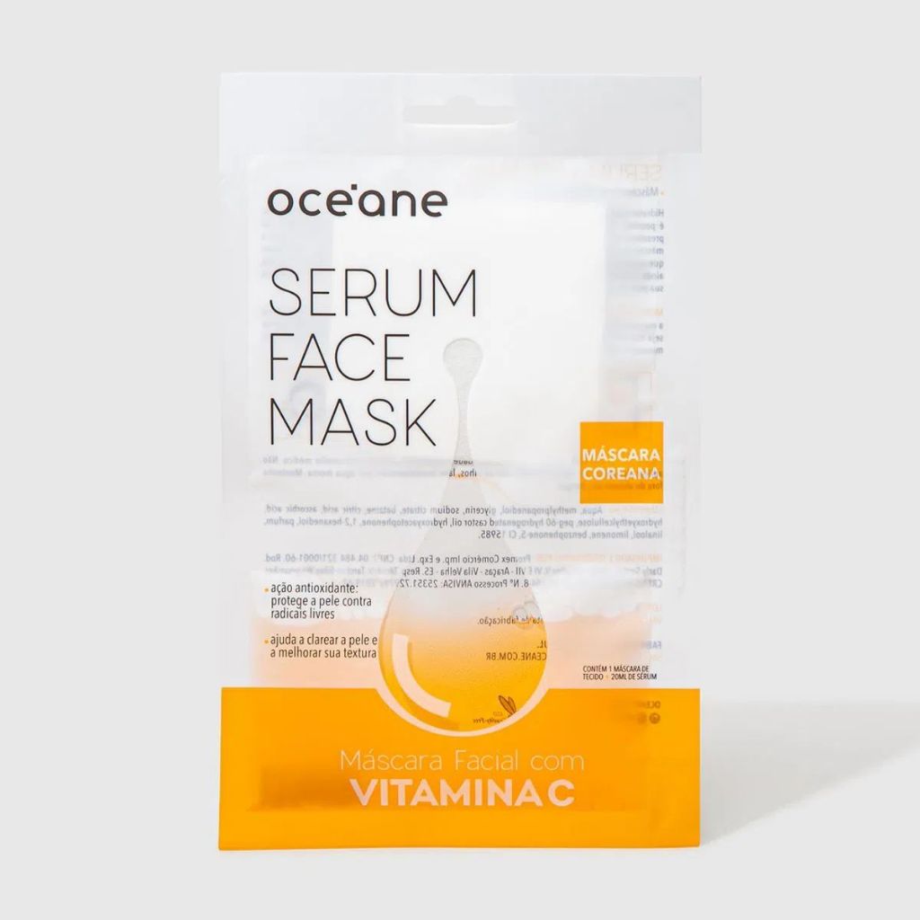 Máscara Facial Oceane Serum Face Mask Vitamina C: Onde Comprar | BuscaProdutos