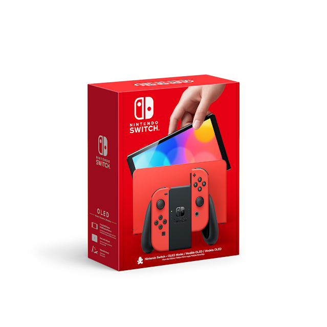 Nintendo Switch Oled Versão Especial Mario - Desbloqueado 256GB
