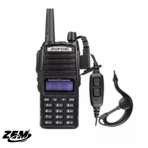 Rádio Comunicador Ht Walk Talk Zem Dual Band Uv-82