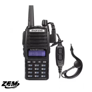 Rádio Comunicador Ht Walk Talk Zem Dual Band Uv-82