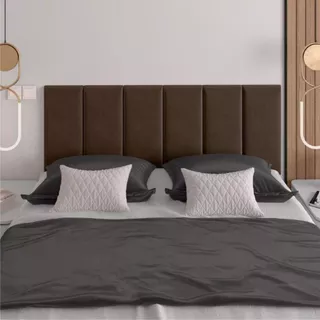 Kit 5 Cabeceiras Estofada Modular Cama Solteiro Padrão Decoração Quarto