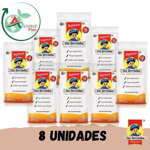 Tapioca Goma De Tapioca 1kg 8 Unidades Shopee Brasil