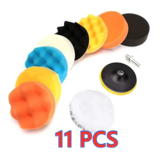 Kit Polimento 8 Cm Diamentro Para Furadeira e Politriz Adaptador Pad 11pçs