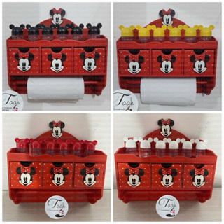 Porta Tempero Gaveta Mickey e Minnie